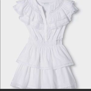 Target x LoveShackFancy Penelope Ruffle White Dress